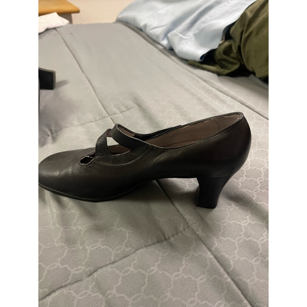 BeautiFeel Black Mary Jane Heels Women's Size 39 Good Uses Condition - Picture 8 of 11